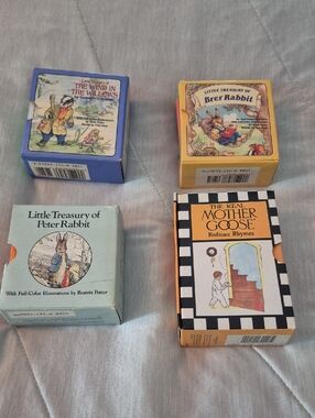 Mini Classic Children's Storybook Box Set - Blue, Yellow, Cream, Black